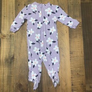 3 for $15 / Joe Fresh purple floral zip PJs